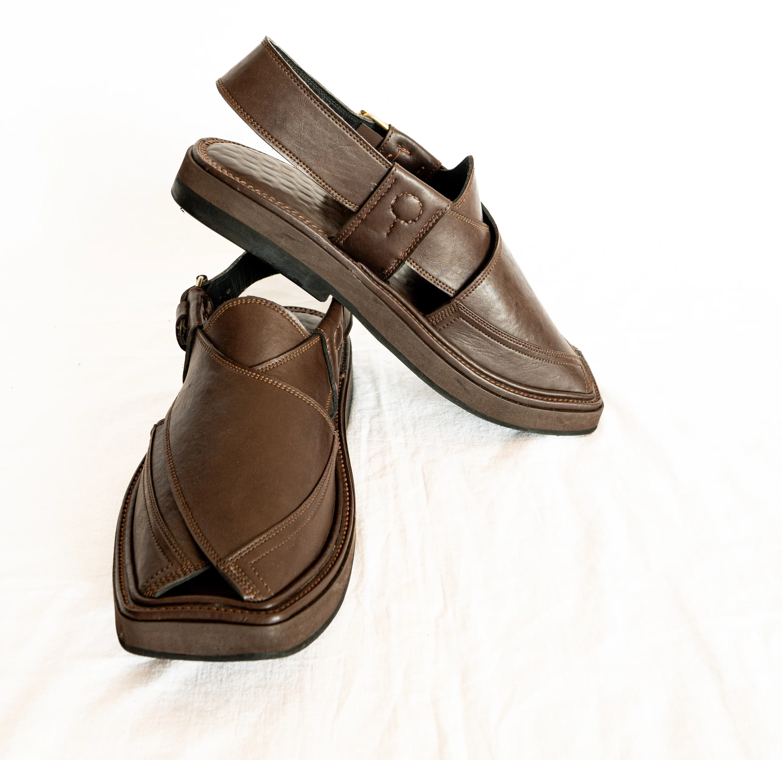 Brown kaptaan Peshawari chappal