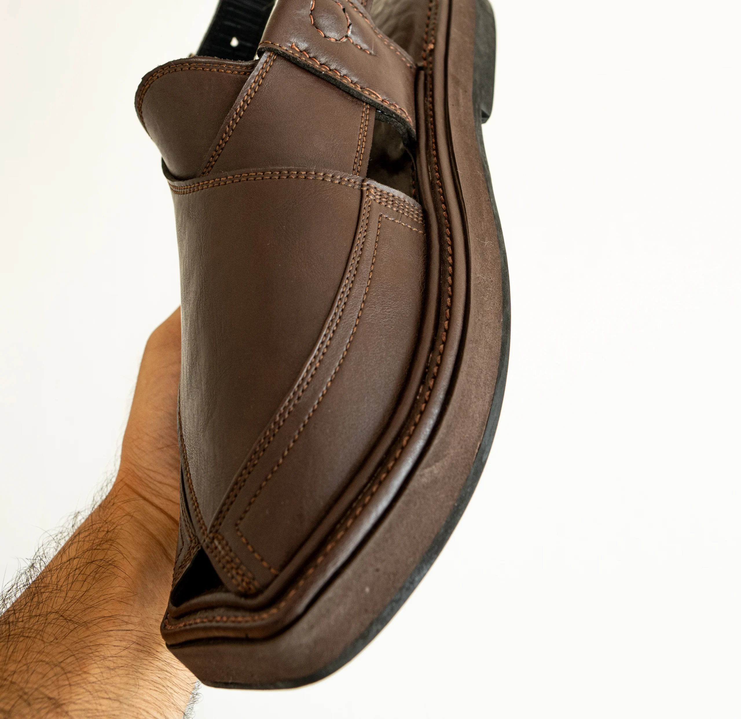 Brown kaptaan Peshawari chappal
